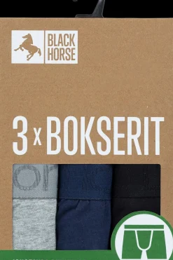 Black Horse Alusvaatteet<3-pack bokserit