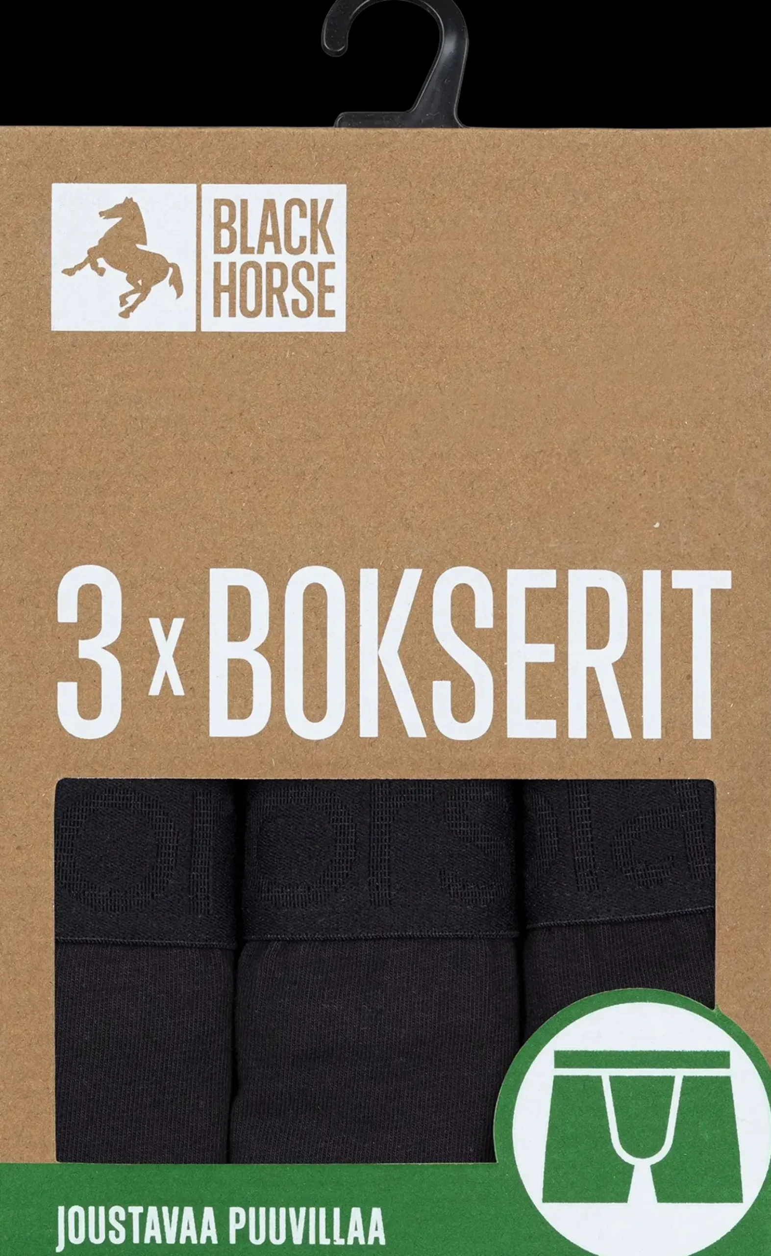 Black Horse Alusvaatteet<3-pack bokserit