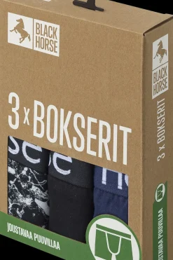 Black Horse Alusvaatteet<3-pack bokserit