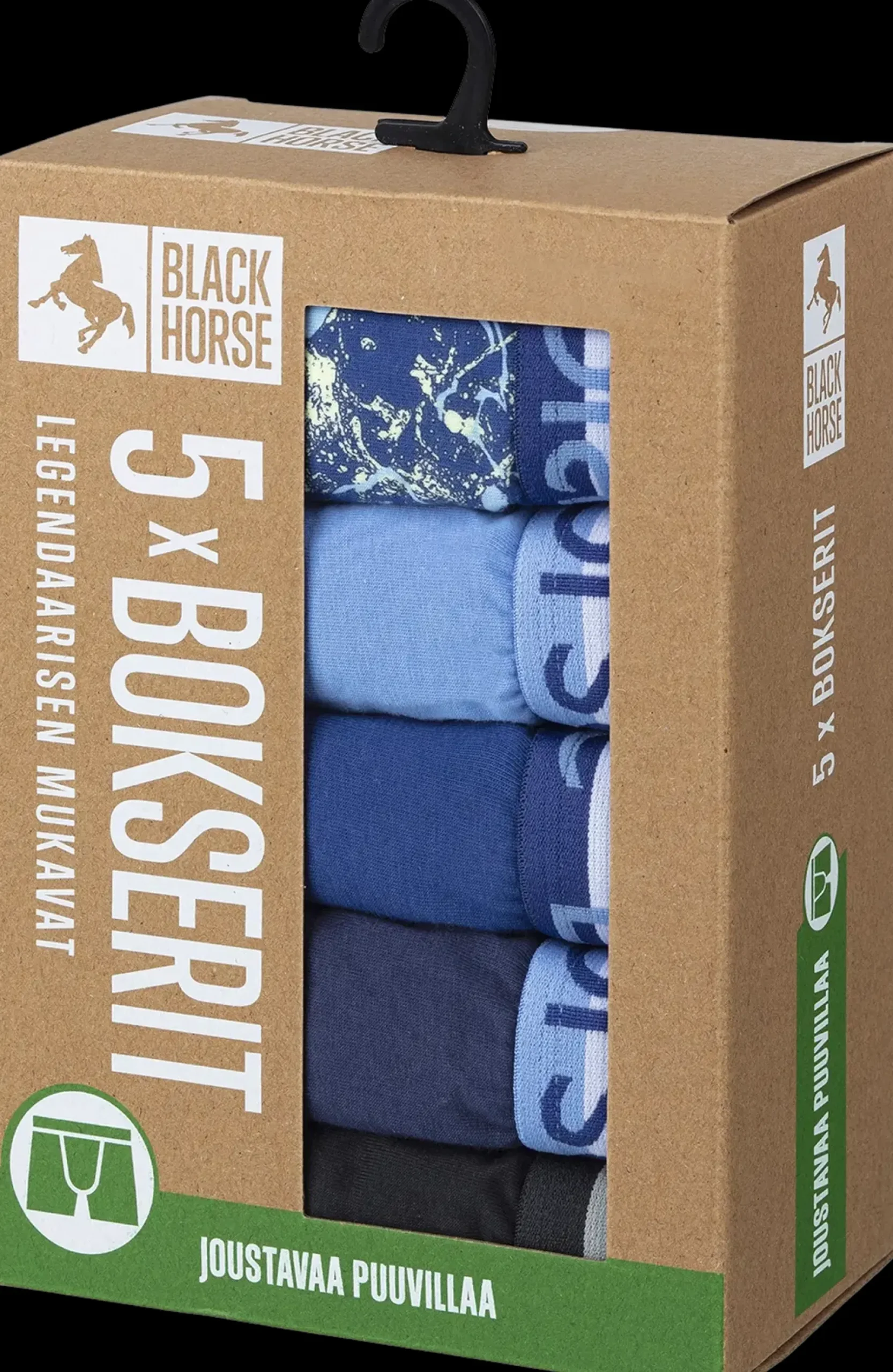 Black Horse Alusvaatteet<5-pack bokserit