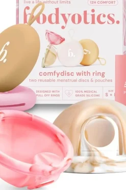 Outlet kuukautislevy beige/pinkki 2 kpl Kuukautiset Ja Intiimihygienia