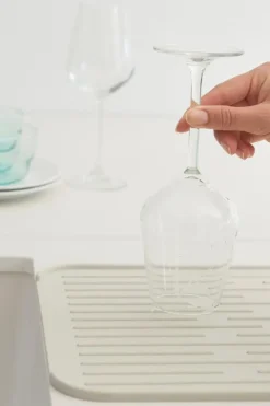 Brabantia Keittiötarvikkeet<astiakuivausalusta silikoni light grey
