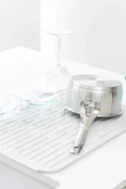 Brabantia Keittiötarvikkeet<astiakuivausalusta silikoni light grey