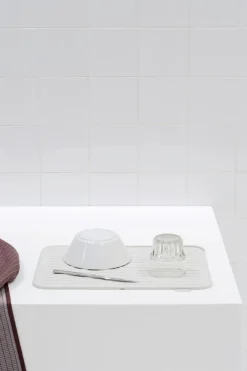 Brabantia Keittiötarvikkeet<astiakuivausalusta silikoni light grey