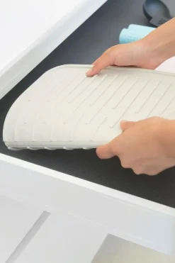 Brabantia Keittiötarvikkeet<astiakuivausalusta silikoni light grey