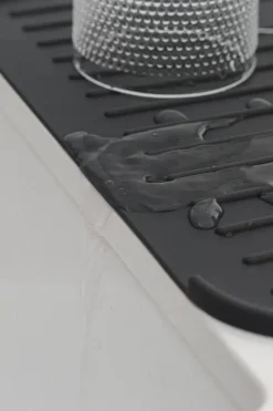 Discount astiakuivausalusta silikoni dark grey Keittiötarvikkeet