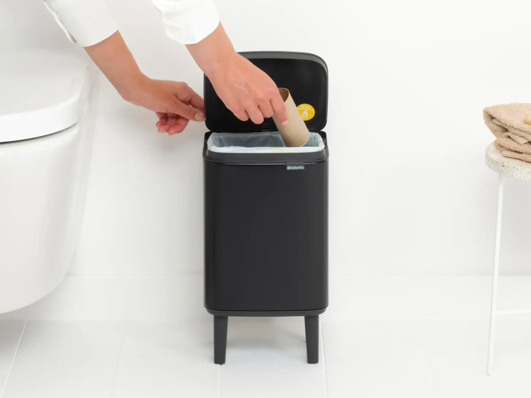 Online Bo Hi roska-astia 4L matt black Muut Kylpyhuonetarvikkeet|Roskakorit