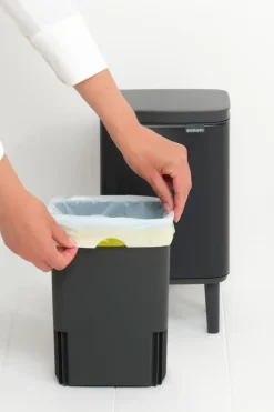 Online Bo Hi roska-astia 4L matt black Muut Kylpyhuonetarvikkeet|Roskakorit