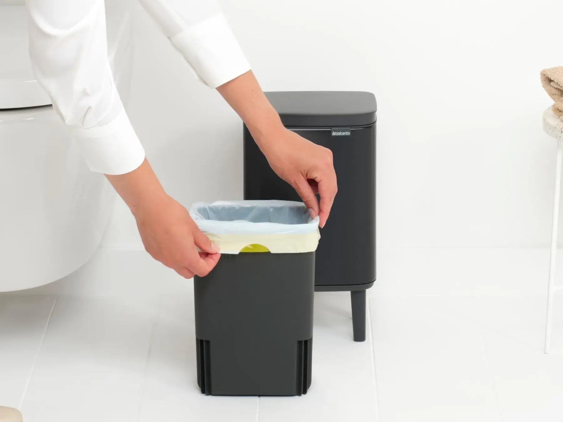 Online Bo Hi roska-astia 4L matt black Muut Kylpyhuonetarvikkeet|Roskakorit