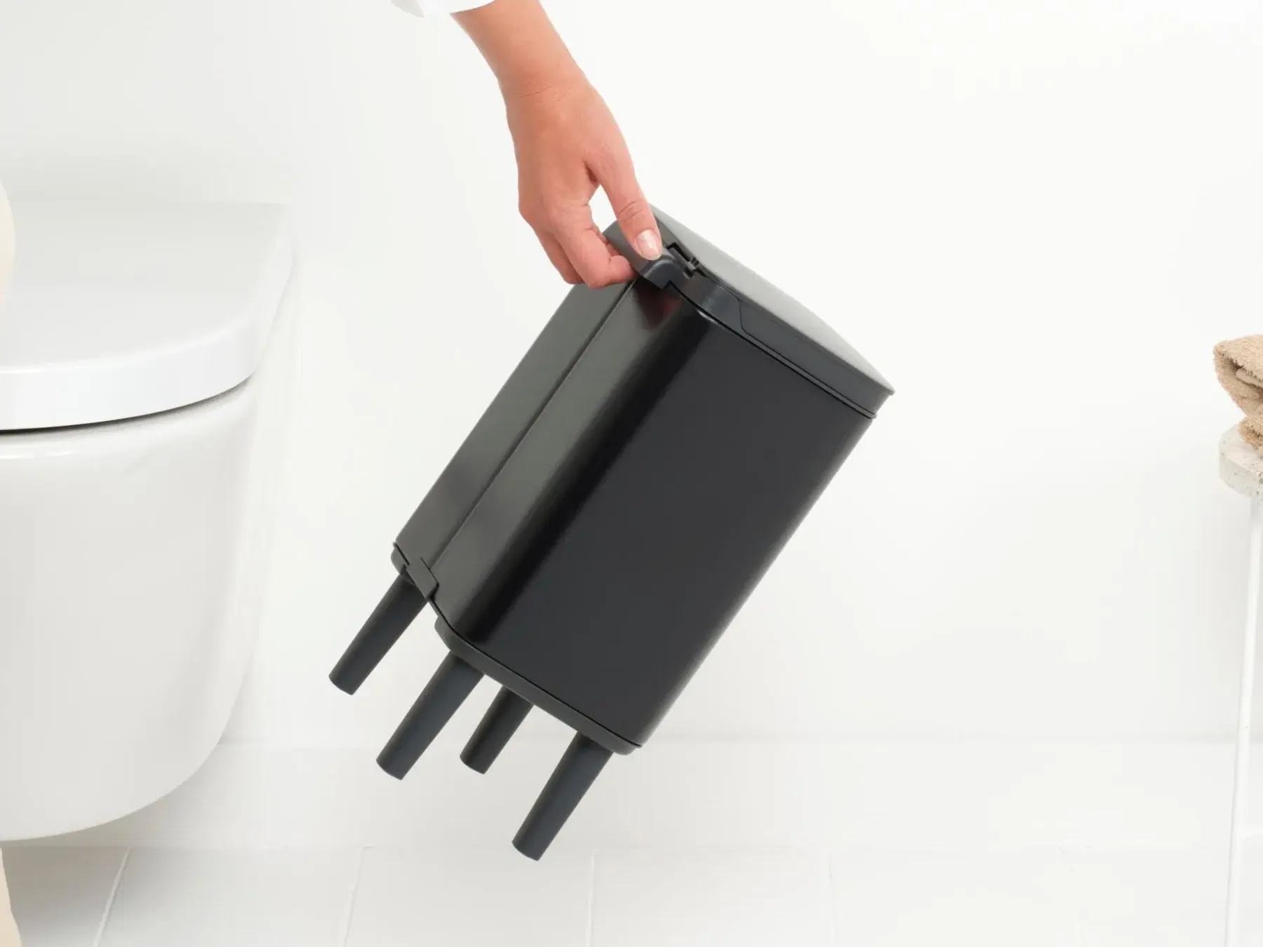 Online Bo Hi roska-astia 4L matt black Muut Kylpyhuonetarvikkeet|Roskakorit