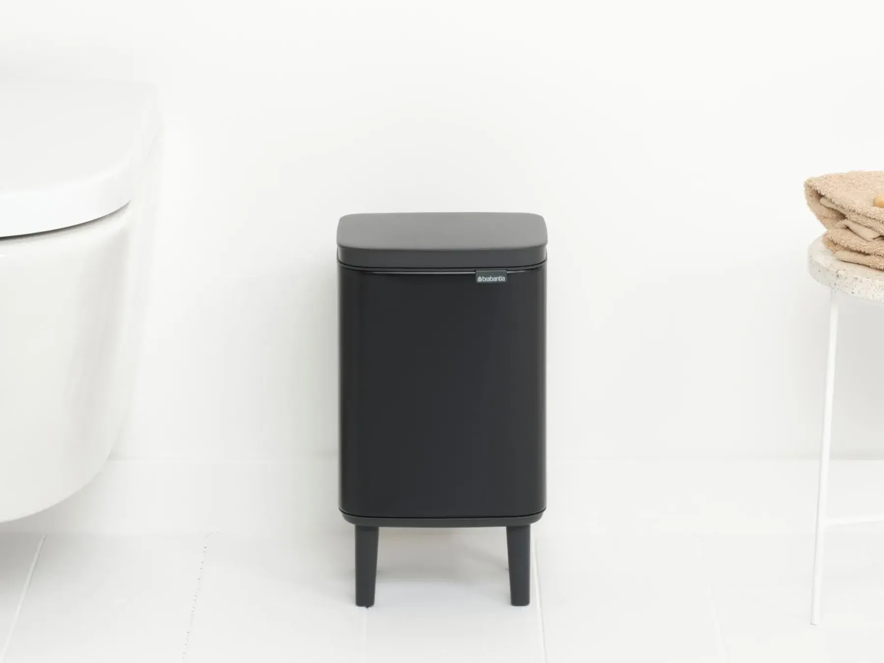 Online Bo Hi roska-astia 4L matt black Muut Kylpyhuonetarvikkeet|Roskakorit