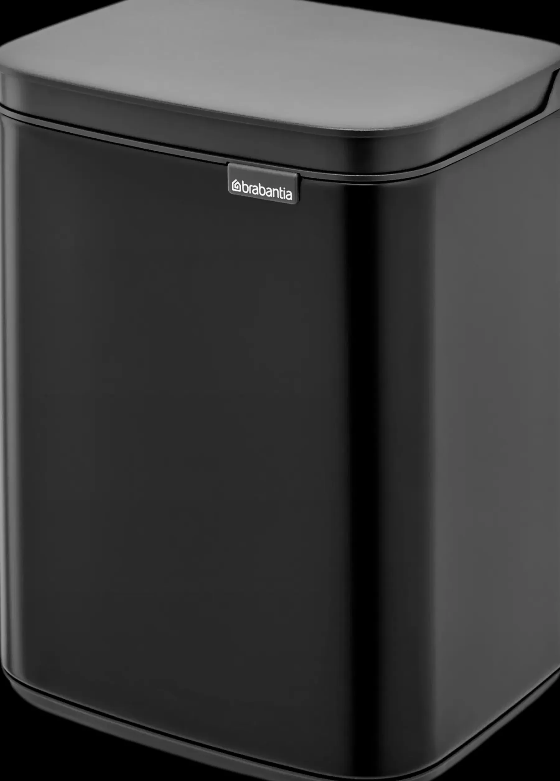 Outlet Bo roska-astia 4L matt black Muut Kylpyhuonetarvikkeet|Roskakorit