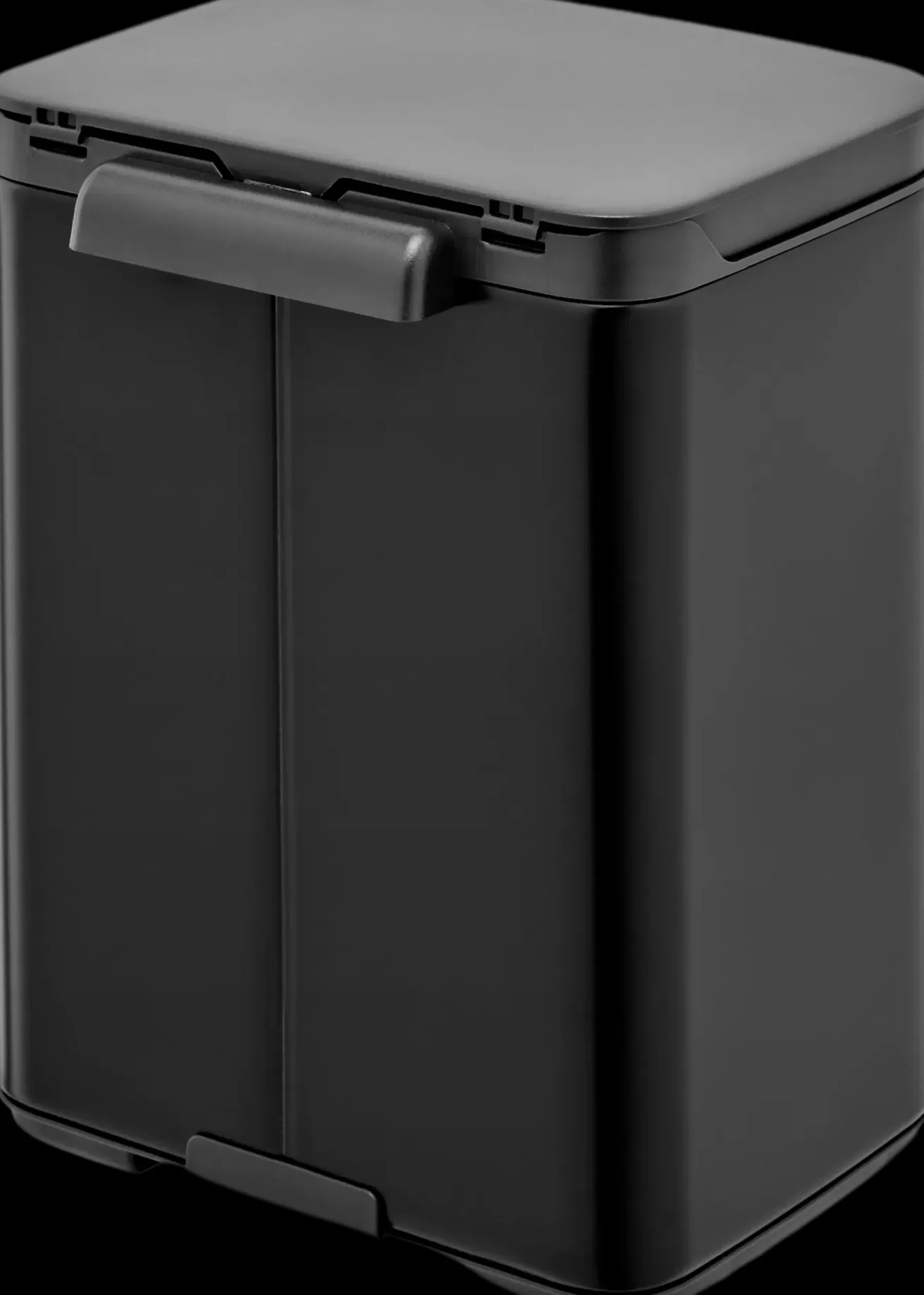 Outlet Bo roska-astia 4L matt black Muut Kylpyhuonetarvikkeet|Roskakorit