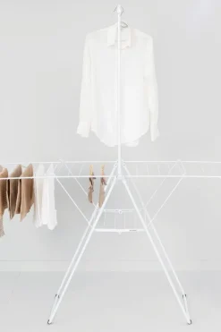 Brabantia Vaatteiden Hoitotuotteet|Vaatteiden Hoitotuotteet<Hangon pyykinkuivausteline 25m + tanko white