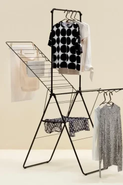 Brabantia Vaatteiden Hoitotuotteet|Vaatteiden Hoitotuotteet<Hangon pyykinkuivausteline 25m + tanko matt black