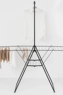 Brabantia Vaatteiden Hoitotuotteet|Vaatteiden Hoitotuotteet<Hangon pyykinkuivausteline 25m + tanko matt black