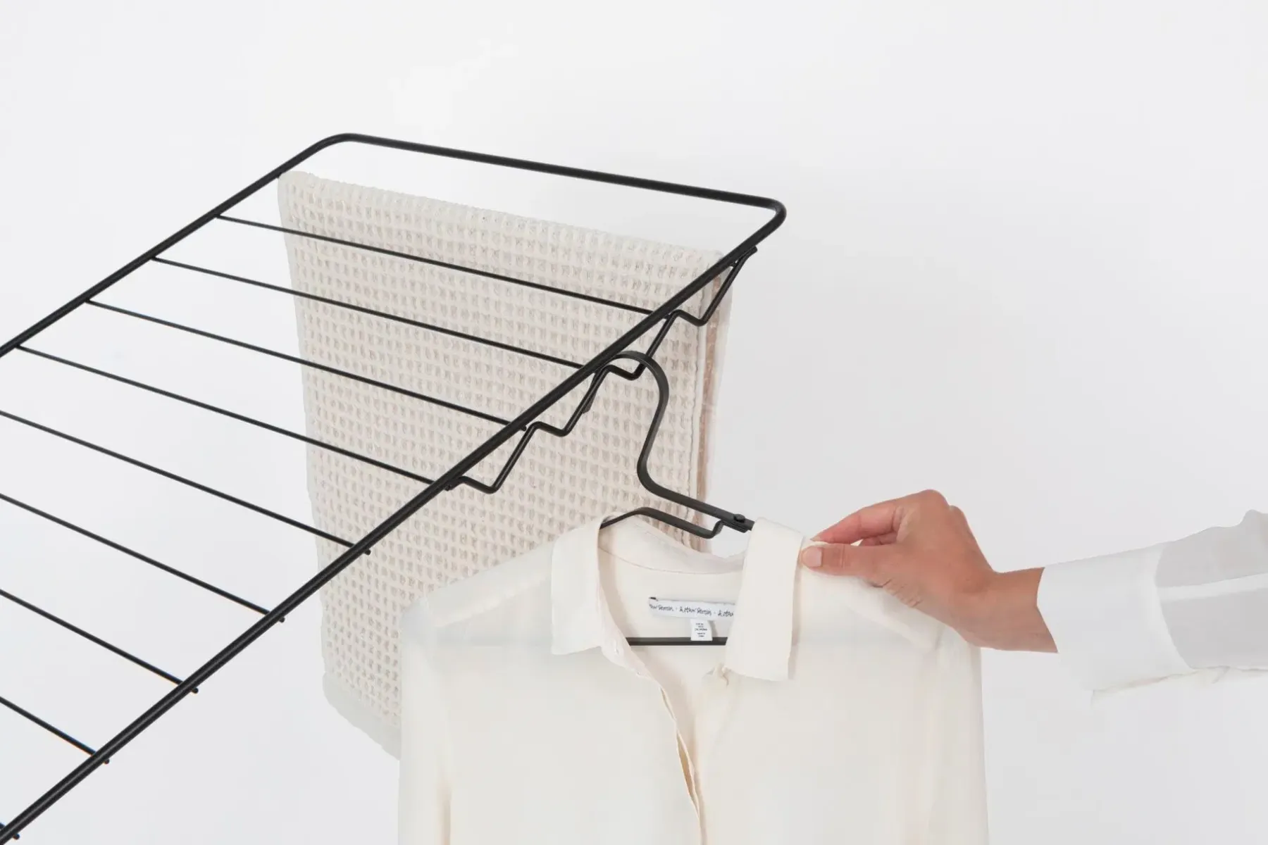 Brabantia Vaatteiden Hoitotuotteet|Vaatteiden Hoitotuotteet<Hangon pyykinkuivausteline 25m + tanko matt black