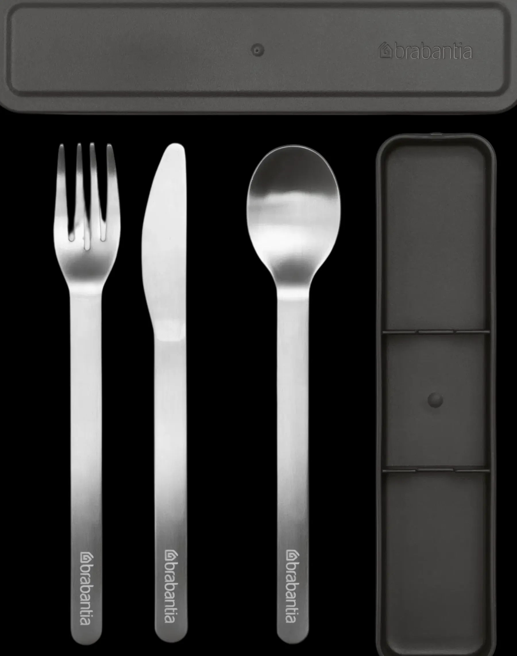 Brabantia Aterimet Ja Ottimet<Make & Take aterinsetti 3 osaa dark grey