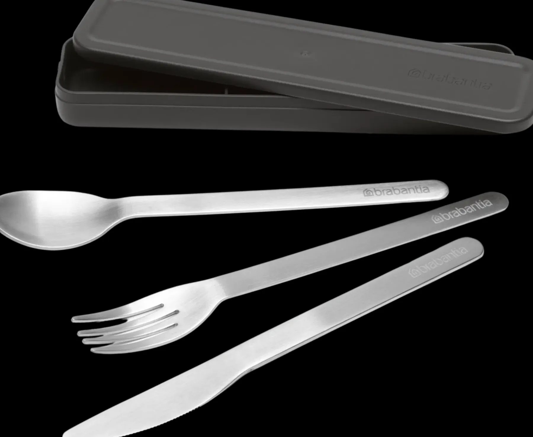 Brabantia Aterimet Ja Ottimet<Make & Take aterinsetti 3 osaa dark grey