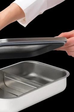 Hot Make & Take eväsrasia L matt steel Keittiötarvikkeet