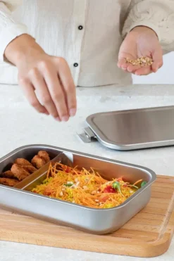 Hot Make & Take eväsrasia L matt steel Keittiötarvikkeet