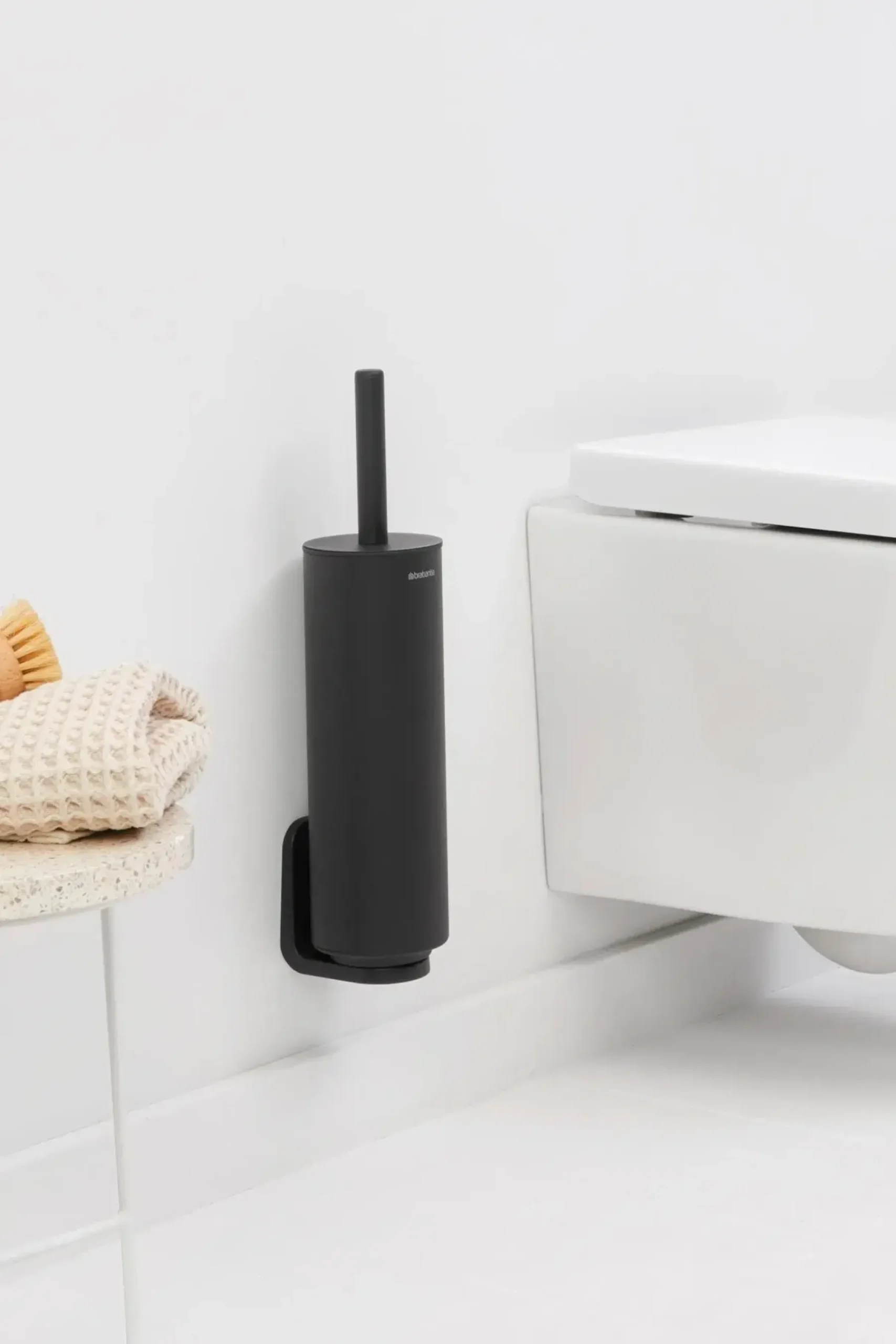 Brabantia Siivousaineet Ja -tarvikkeet<MindSet WC-harja ja teline mineral infinite grey