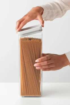 Brabantia Keittiötarvikkeet<nelikulmainen säilytyspurkki 2,5L light grey