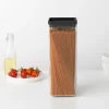 Brabantia Keittiötarvikkeet<nelikulmainen säilytyspurkki 2,5L dark grey