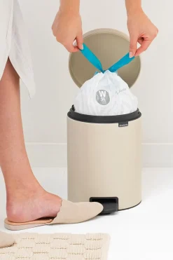 Brabantia Muut Kylpyhuonetarvikkeet|Roskakorit<NewIcon poljinroska-astia 3 L soft beige