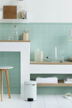 Clearance NewIcon poljinroska-astia 3 L white Muut Kylpyhuonetarvikkeet|Roskakorit