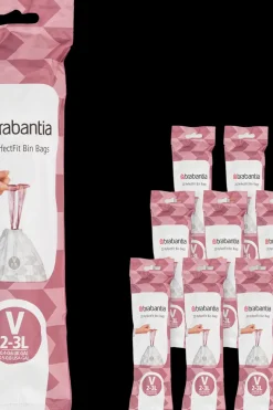 Brabantia Siivousaineet Ja -tarvikkeet|Muut Kylpyhuonetarvikkeet<PerfectFit roskapussit V 3L 200 pss white