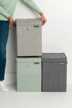 Brabantia Pyykinhoito<pinottava pyykkikori 35L grey
