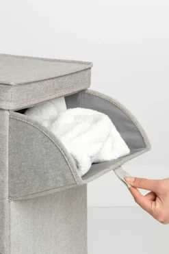Brabantia Pyykinhoito<pinottava pyykkikori 35L grey