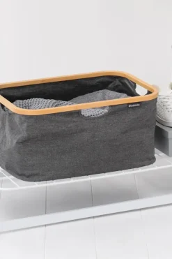 Outlet pyykkikori kokoontaittuva 40L pepper black Pyykinhoito