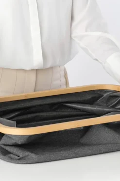 Outlet pyykkikori kokoontaittuva 40L pepper black Pyykinhoito