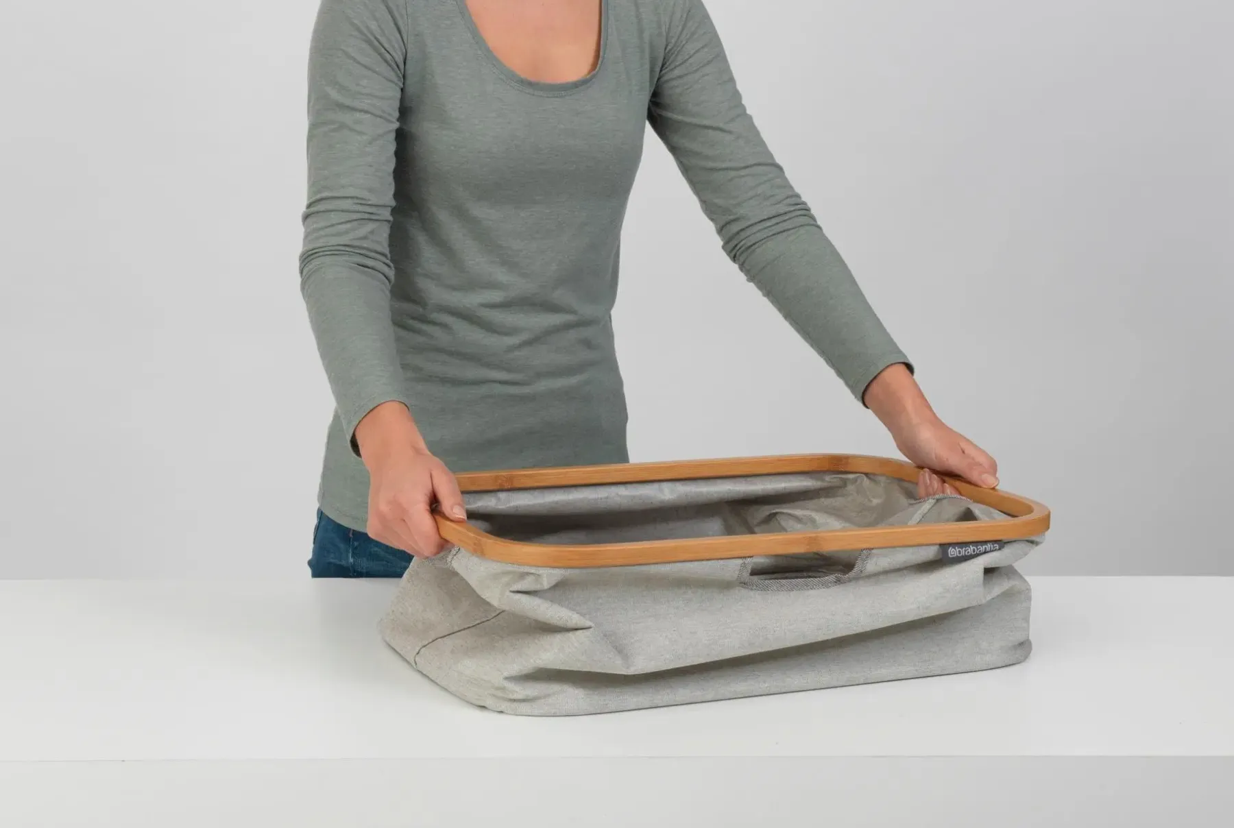 Brabantia Pyykinhoito<pyykkikori kokoontaittuva 40L grey