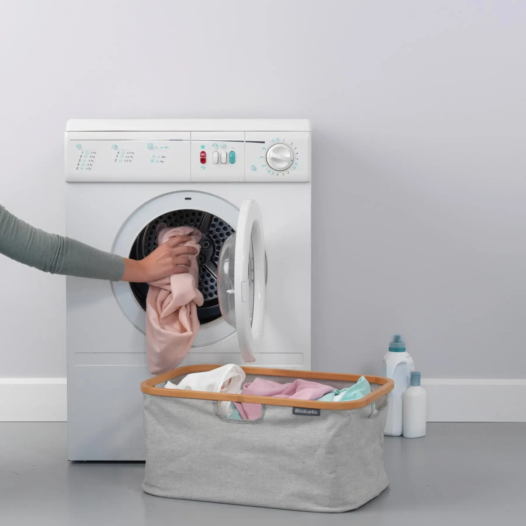 Brabantia Pyykinhoito<pyykkikori kokoontaittuva 40L grey