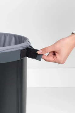 Brabantia Pyykinhoito<pyykkikori korkkikansi 60L matt black