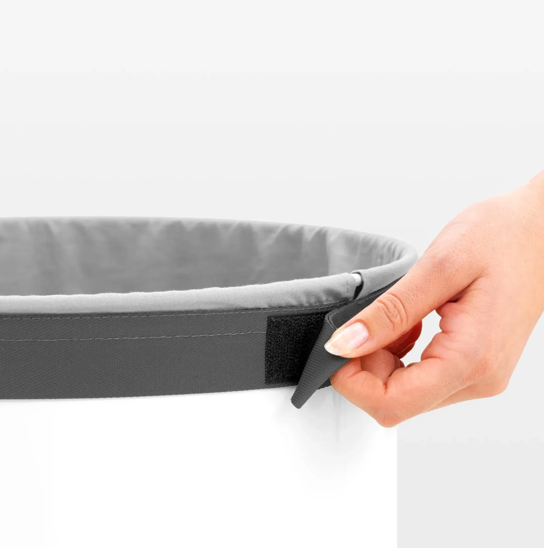 Brabantia Pyykinhoito<pyykkikori 60L korkkikansi white