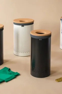 Brabantia Pyykinhoito<pyykkikori 60L korkkikansi white