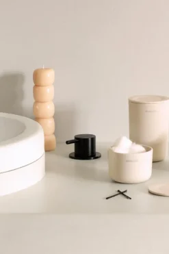 Online ReNew säilytyspurkit 3 kpl soft beige Säilytyslaatikot, -lokerikot Ja -telineet|Muut Kylpyhuonetarvikkeet