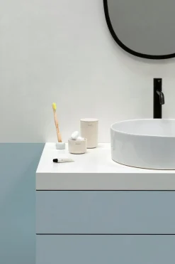 Online ReNew säilytyspurkit 3 kpl soft beige Säilytyslaatikot, -lokerikot Ja -telineet|Muut Kylpyhuonetarvikkeet