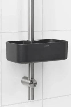 Brabantia Muut Kylpyhuonetarvikkeet<ReNew suihkuhylly dark grey