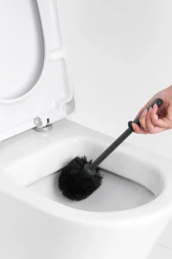 Discount ReNew WC- harja ja teline matt black Siivousaineet Ja -tarvikkeet