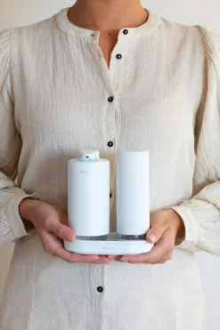 New SinkStyle saippua-annostelijasetti mineral fresh white Keittiötarvikkeet