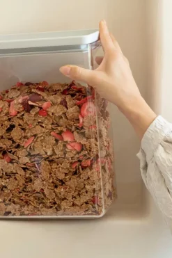 Outlet Tasty+ pinottava säilytyspurkki 5,4L light grey Keittiötarvikkeet