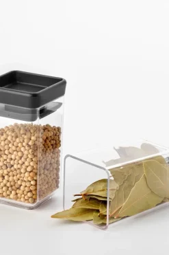 Brabantia Keittiötarvikkeet<Tasty+ pinottava säilytyspurkki 2 kpl dark grey