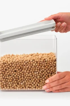 Brabantia Keittiötarvikkeet<Tasty+ pinottava säilytyspurkki 3,5L light grey