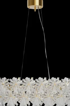 Outlet By Rydens Lorraine Bar riippuvalaisin kirkas/messinki Kattovalaisimet