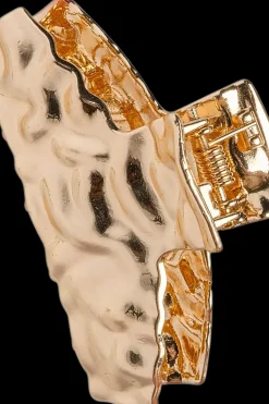 Cailap Hiustarvikkeet<Hiussolki 5,5 cm metallinen kullanvärinen